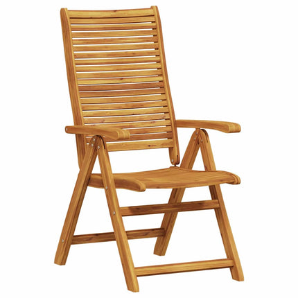 Trädgårdsmöbelset 7 pcs Brun Massivt Akaciaträ