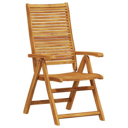 Trädgårdsmöbelset 7 pcs Brun Massivt Akaciaträ