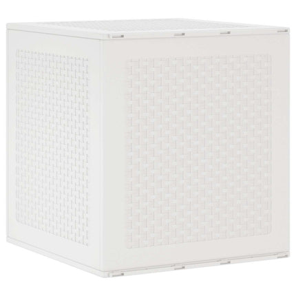 Förvaringslåda med lagring Vit 55 x 53 x 57 cm Polypropylen