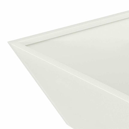 Trädgårdsplanterare 5 pcs Vit 50 x 50 x 15 cm Kallvalsat stål