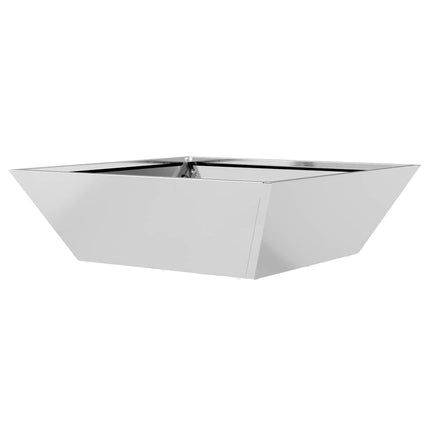 Trädgårdsplanterare Silver 50 x 50 x 15 cm Galvaniserat Stål