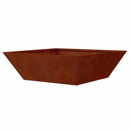 Trädgårdsplanterare Rostig 50 x 50 x 15 cm Väderbeständig stål