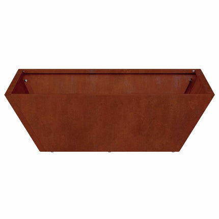 Trädgårdsplanterare Rostig 50 x 50 x 15 cm Väderbeständig stål