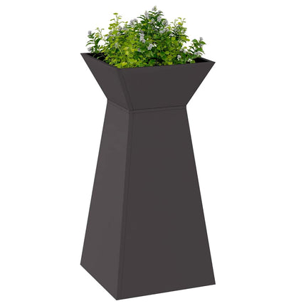 Pelarkrukor 2 st Svart 35 x 35 x 73 cm