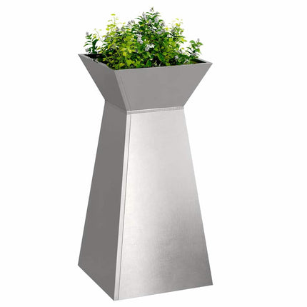Pelarkrukor 2 pcs Silver 35 x 35 x 73 cm