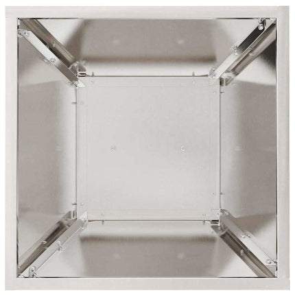 Pelarkrukor 2 st Silver 35 x 35 x 73 cm