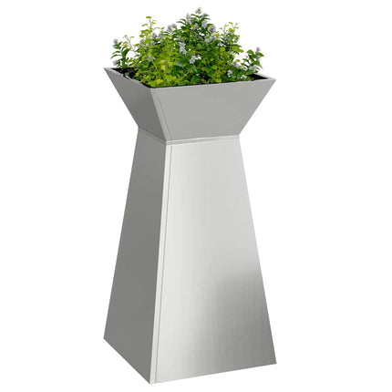 Pelarkrukor 2 st Silver 35 x 35 x 73 cm
