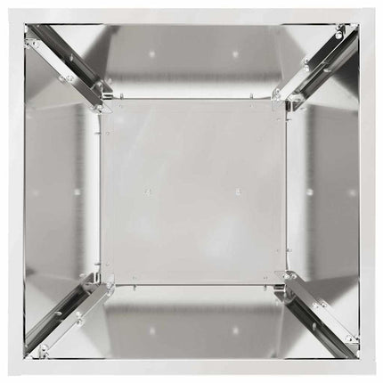 Pelarkrukor 2 st Silver 35 x 35 x 73 cm