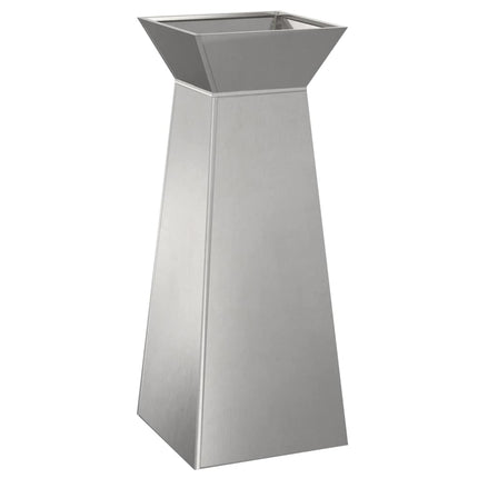 Pelarkrukor 2 st Silver 40 x 40 x 100 cm