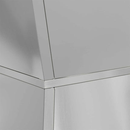 Pelarkrukor 2 pcs Silver 40 x 40 x 100 cm