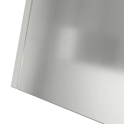 Pelarkrukor 2 pcs Silver 40 x 40 x 100 cm
