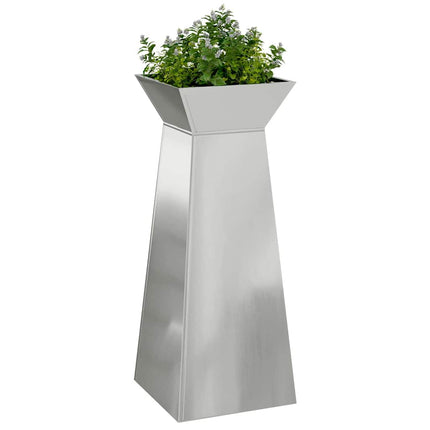 Pelarkrukor 2 st Silver 40 x 40 x 100 cm