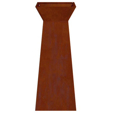 Pelarkrukor 2 st Rostig 40 x 40 x 100 cm