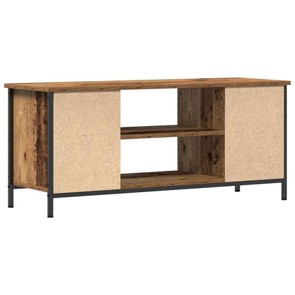TV-skåp 102 x 35 x 45 cm Gammalt trä Konstruerat trä