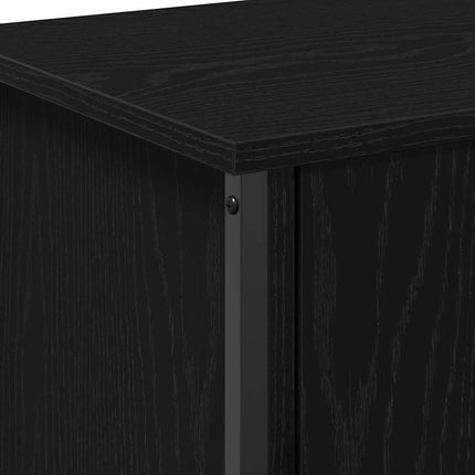 TV-skåp Svart Ek 60 x 35 x 45 cm Konstruerat trä