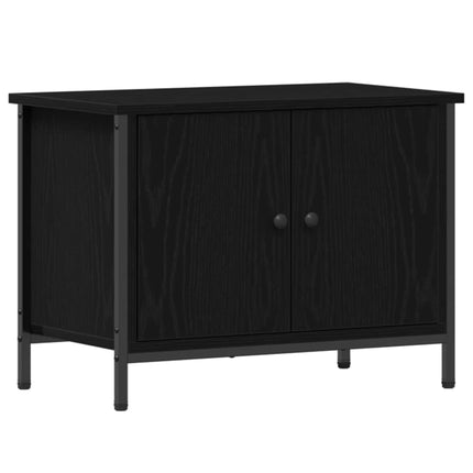 TV-skåp Svart Ek 60 x 35 x 45 cm Konstruerat trä