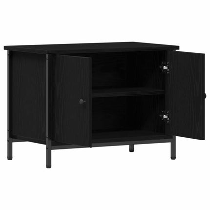 TV-skåp Svart Ek 60 x 35 x 45 cm Konstruerat trä