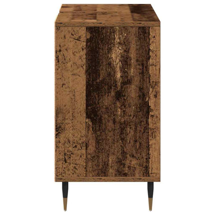 Badrumsskåp Gammalt trä 80 x 33 x 60 cm Konstruerat trä