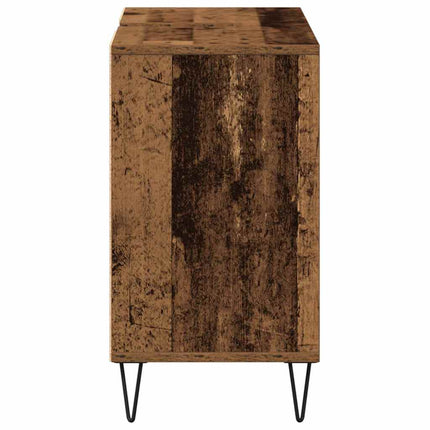 Badrumsskåp Gammalt trä 80 x 33 x 60 cm Konstruerat trä