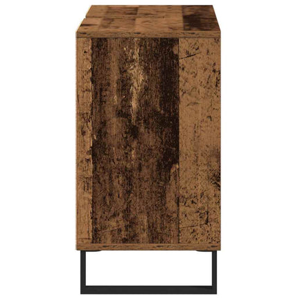 Badrumsskåp Gammalt trä 80 x 33 x 60 cm Konstruerat trä