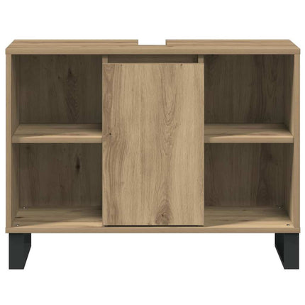 Badrumsskåp med dörr Artisan Ek 80 x 33 x 60 cm Konstruerat trä