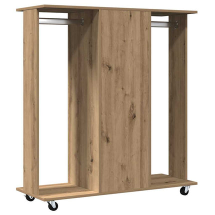 Garderob med hylla artisan ek 102 x 38 x 110 cm Konstruerat trä