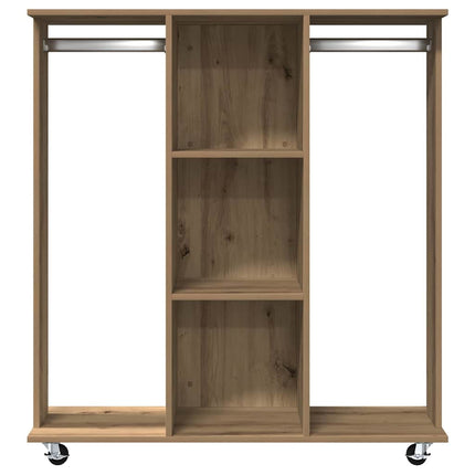 Garderob med hylla artisan ek 102 x 38 x 110 cm Konstruerat trä