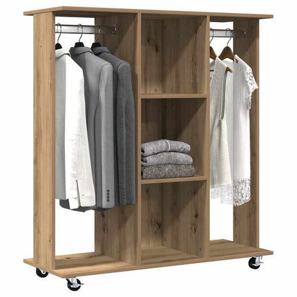 Garderob med hylla artisan ek 102 x 38 x 110 cm Konstruerat trä