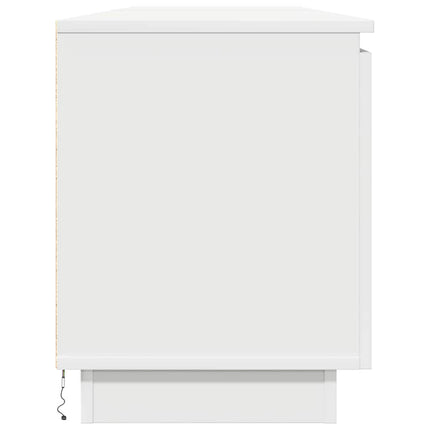 TV-skåp 180 x 38 x 49 cm Vit Konstruerat trä