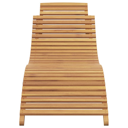 Solstol Brun 198 x 55 x 58,5 cm Massivt teakträ