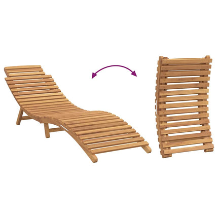 Solstol 2 pcs Brun 198 x 55 x 58,5 cm Massivt teakträ