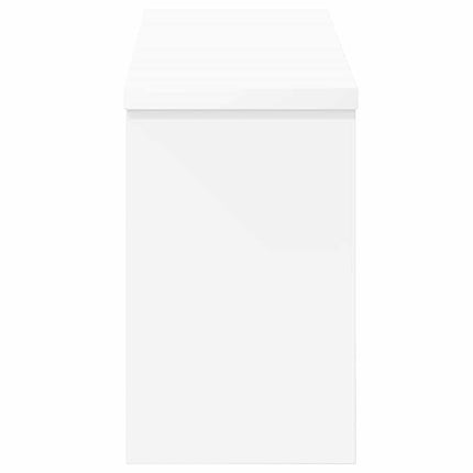 Väggmonterad Klädhängare Vit 50 x 16 x 26 cm Konstruerat trä