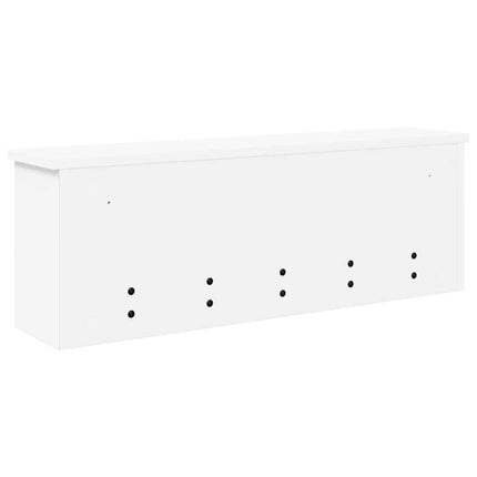 Väggmonterad Klädhängare Vit 75 x 16 x 26 cm Konstruerat trä
