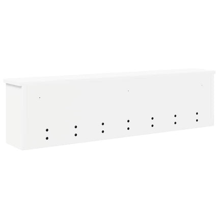 Väggmonterad Klädhängare Vit 100 x 16 x 26 cm Konstruerat trä