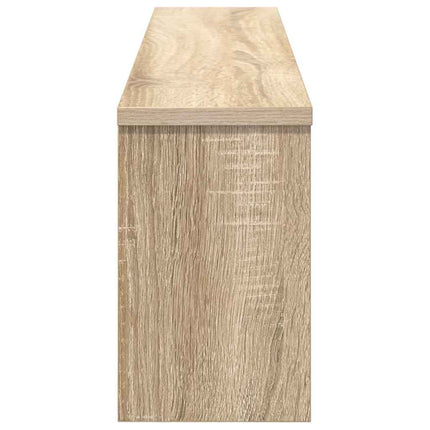 Väggmonterad Klädhängare med hylla Sonoma-ek 100 x 16 x 26 cm