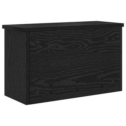 Väggmonterad Klädhängare Väggmonterat Svart Ek 50 x 20 x 30 cm