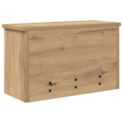 Väggmonterad Klädhängare med hylla Artisan Ek 50 x 20 x 30 cm