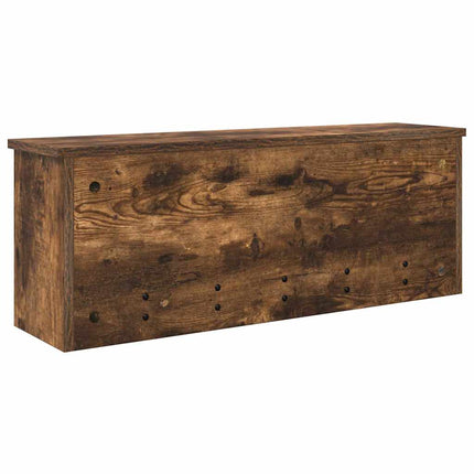 Väggmonterad Klädhängare Väggmonterat Rökt ek 80 x 20 x 30 cm