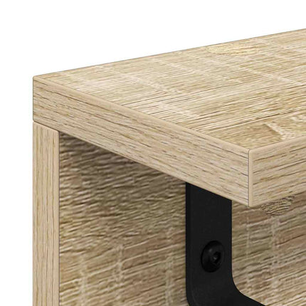 Väggmonterad Klädhängare Sonoma-ek 40 x 10,5 x 10,5 cm