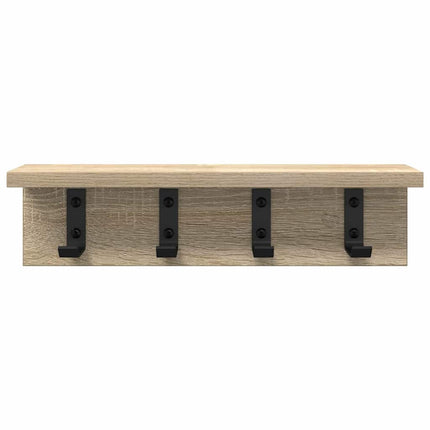 Väggmonterad Klädhängare Sonoma-ek 40 x 10,5 x 10,5 cm
