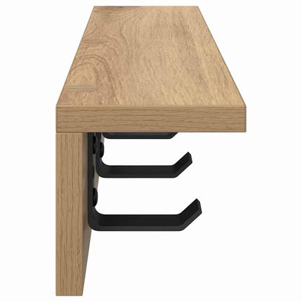 Väggmonterad Klädhängare Artisan Ek 40 x 10,5 x 10,5 cm