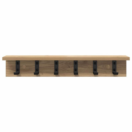 Väggmonterad Klädhängare Artisan Ek 60 x 10,5 x 10,5 cm