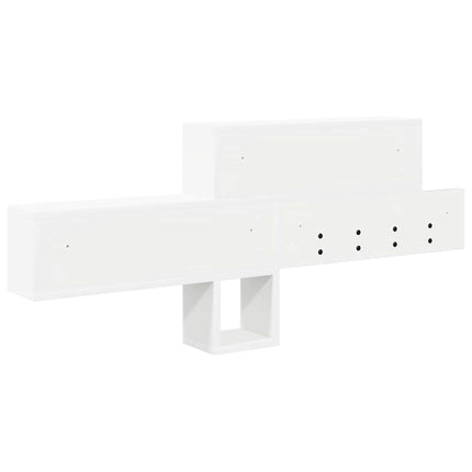 Väggmonterad Klädhängare Vit 100 x 12 x 43,5 cm Konstruerat trä