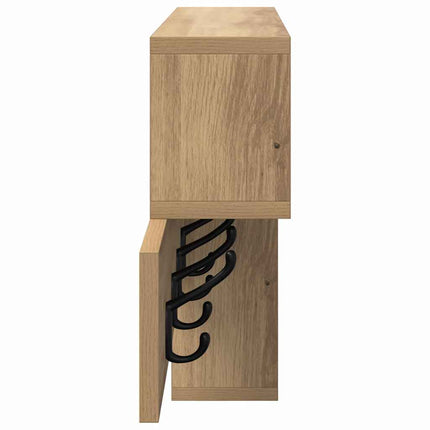 Väggmonterad Klädhängare Artisan Ek 100 x 12 x 43,5 cm