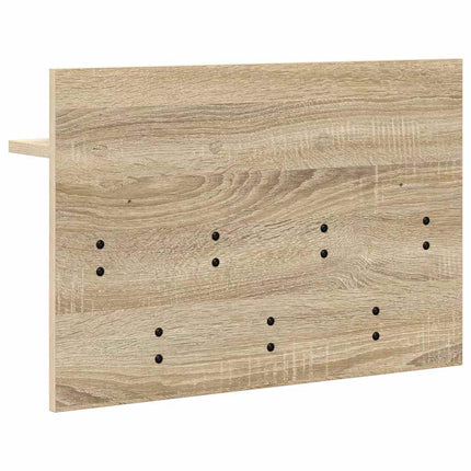 Väggmonterad Klädhängare Sonoma-ek 60 x 40 x 12 cm