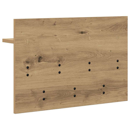 Väggmonterad Klädhängare med hylla Artisan Ek 60 x 40 x 12 cm