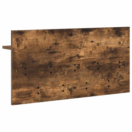 Väggmonterad Klädhängare med hylla Rökt ek 80 x 40 x 12 cm