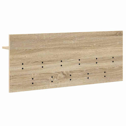 Väggmonterad Klädhängare Sonoma-ek 100 x 40 x 12 cm