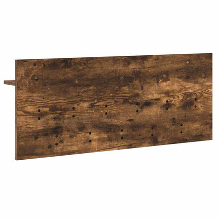 Väggmonterad Klädhängare med hylla Rökt ek 100 x 40 x 12 cm