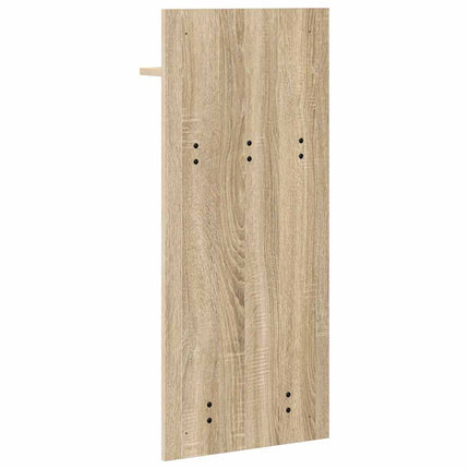 Väggmonterad Klädhängare med hylla Sonoma-ek 40 x 10 x 90 cm